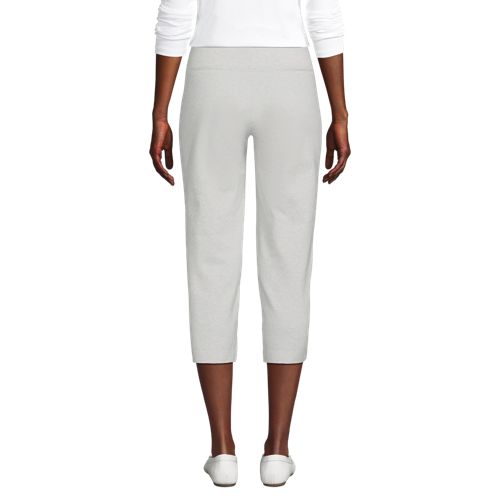 Women's Starfish Mid Rise Pull On Crop Pants - image 3