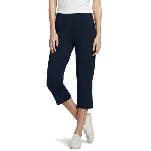  Lands' End Stretch-freizeithose In 3/4-länge, Damen, Größe:32-34 Regular, Blau, Baumwoll-mischung, By Lands' End 