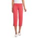 Women's Starfish Mid Rise Pull On Crop Pants, Front