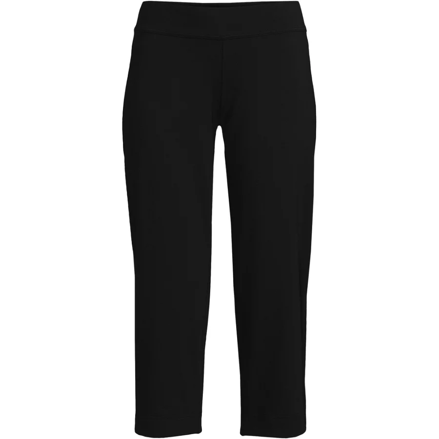 Women's Starfish Mid Rise Pull On Crop Pants view 1