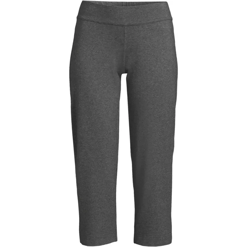 Women's Starfish Mid Rise Pull On Crop Pants, Front