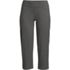 Women's Petite Starfish Mid Rise Pull On Crop Pants, Front