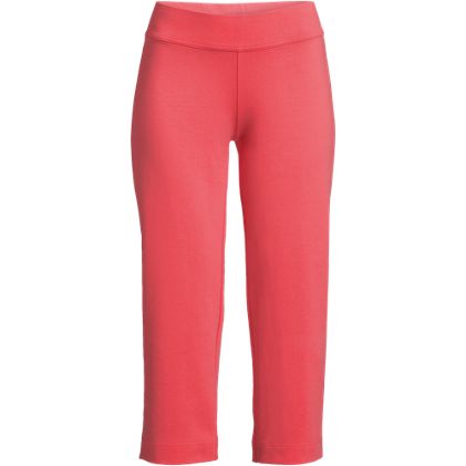 Women's Plus Size Starfish Mid Rise Elastic Waist Pull On Crop Pants - primary