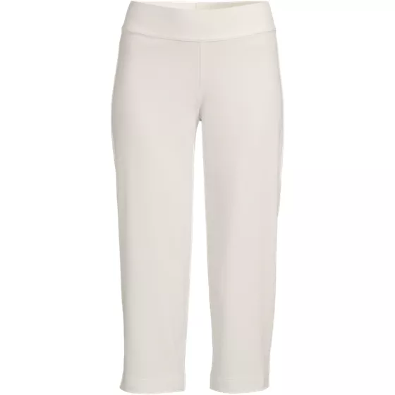 Women's Starfish Mid Rise Pull On Crop Pants - primary