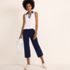 Women's Starfish Mid Rise Pull On Crop Pants, alternative image