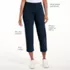 Women's Starfish Mid Rise Pull On Crop Pants, alternative image