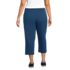 Women's Plus Size Starfish Mid Rise Pull On Crop Pants, Back