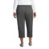 Women's Plus Size Starfish Mid Rise Pull On Crop Pants, Back