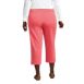 Women's Plus Size Starfish Mid Rise Pull On Crop Pants, Back