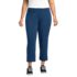 Women's Plus Size Starfish Mid Rise Pull On Crop Pants, Front