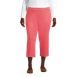 Women's Plus Size Starfish Mid Rise Pull On Crop Pants, Front