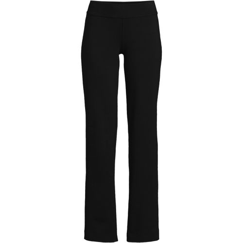 Girl's Flat Front Pants - Black – Norman's School Uniforms