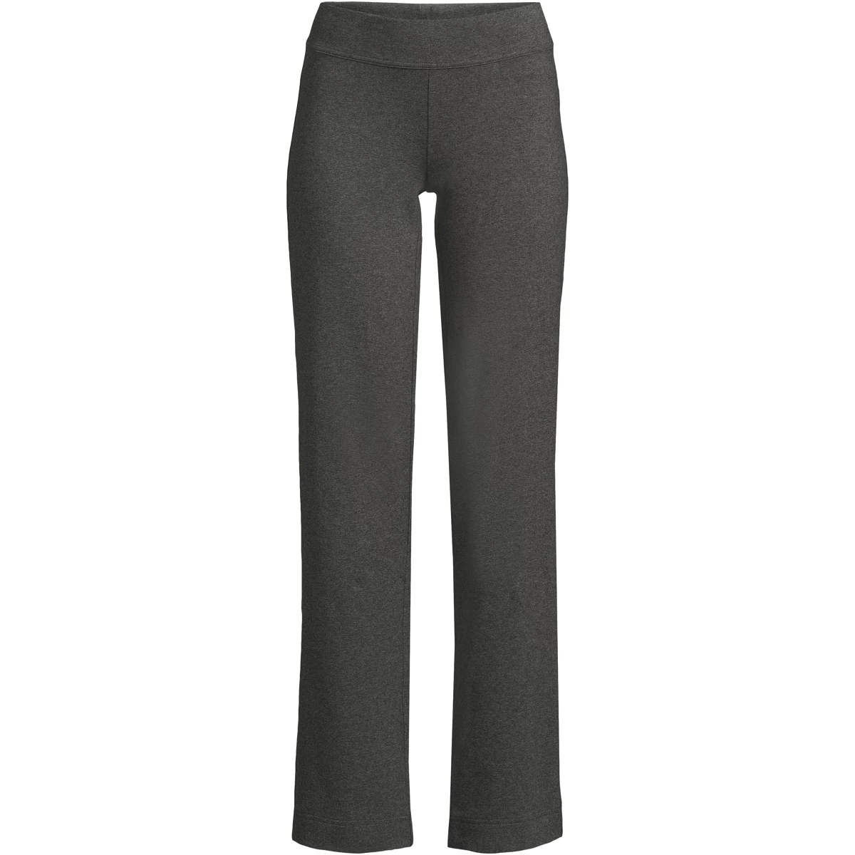 Tall Starfish Mid Rise Straight Leg Pants — Charcoal Heather by Lands' End