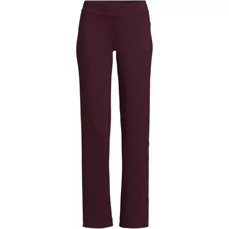 Plus Size Starfish Mid Rise Straight Leg Pants, Front