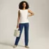 Petite Starfish Mid Rise Straight Leg Pants, alternative image