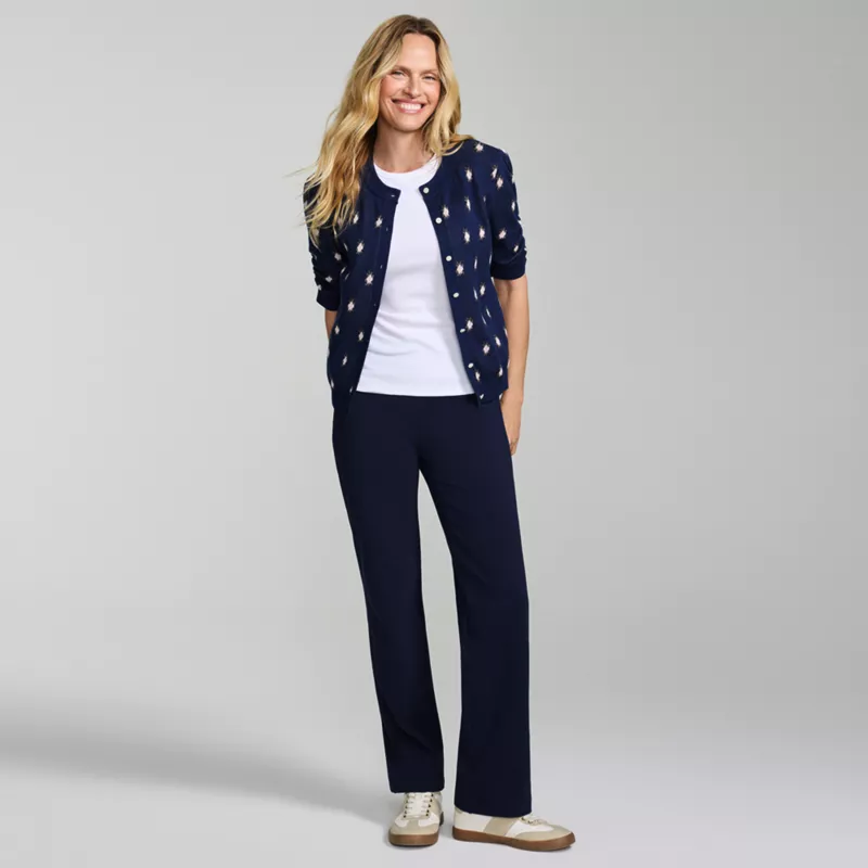 Starfish Mid Rise Straight Leg Pants, alternative image