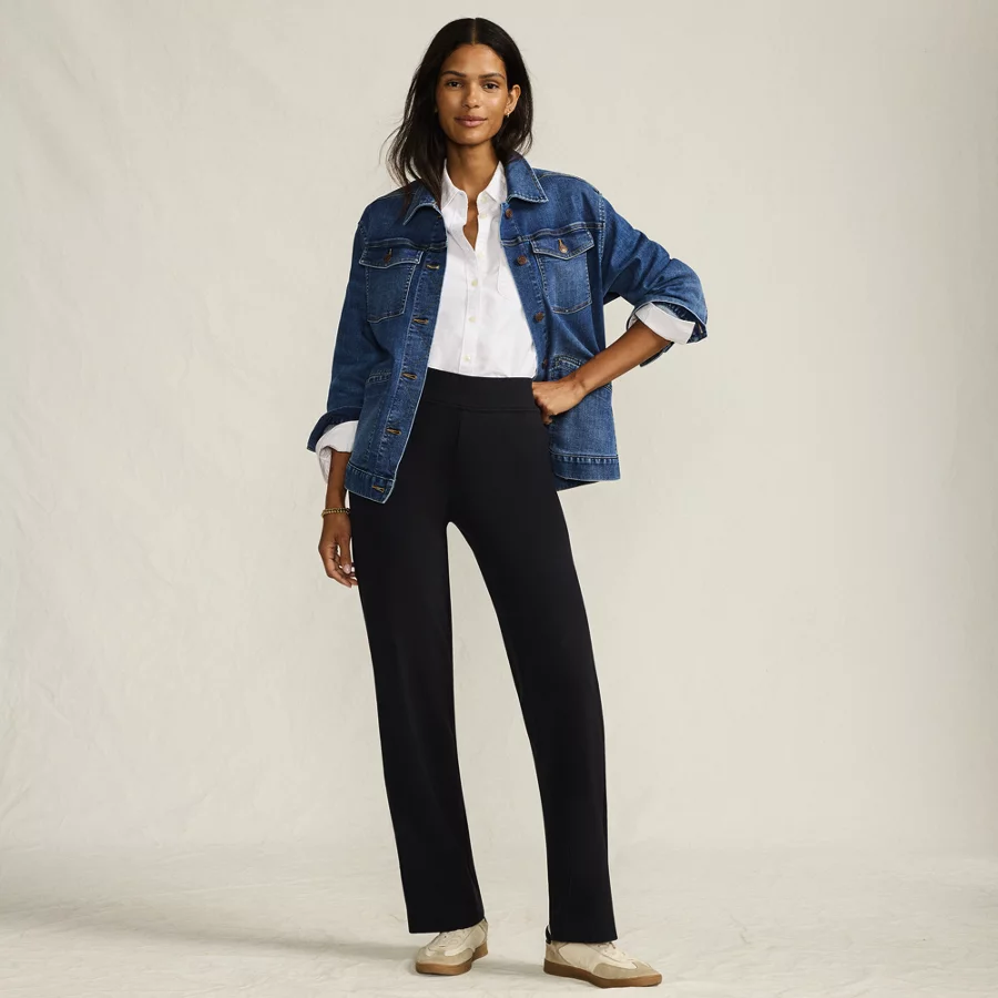 Starfish Mid Rise Straight Leg Pants view 6