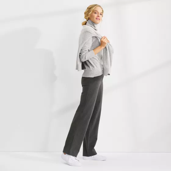 Starfish Mid Rise Straight Leg Pants - primary