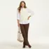 Petite Starfish Mid Rise Straight Leg Pants, alternative image