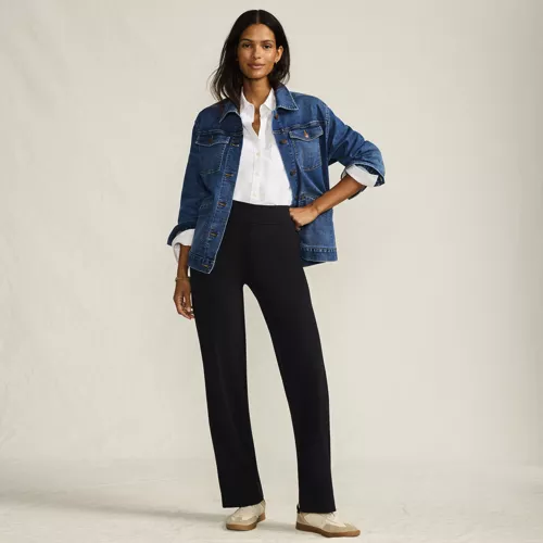 Starfish Mid Rise Straight Leg Pants, alternative image