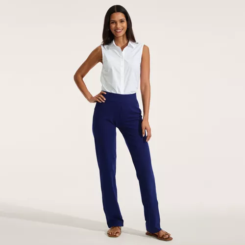 Starfish Mid Rise Straight Leg Pants, alternative image