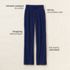 Women's Starfish Mid Rise Straight Leg Pants, alternative image