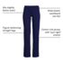 Women's Starfish Mid Rise Straight Leg Pants, alternative image