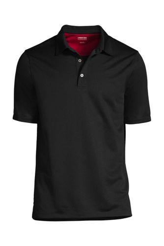 black uniform polo shirt