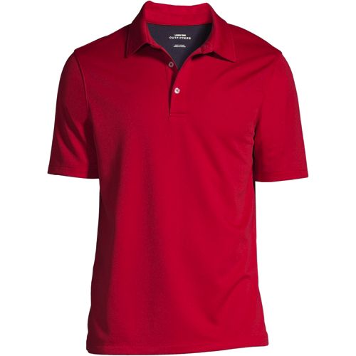 Men's Custom Embroidered Short Sleeve Active Pique Polo Shirt