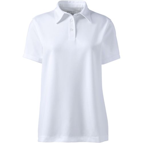 Women's Custom Embroidered Short Sleeve Active Pique Polo Shirt