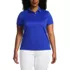 School Uniform Women's Plus Size Short Sleeve Active Pique Polo, Front