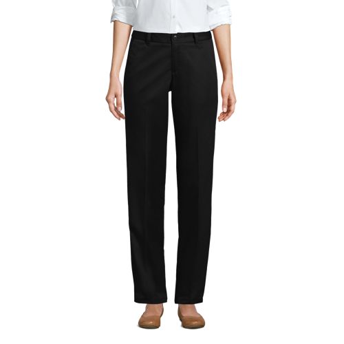 Buy Lastinch Women's Regular Fit Casual Trousers (XX-Small, Black) at