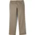 School Uniform Women's Plus Plain Front Blend Chino Pants, Back