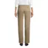 Women's Plain Front Stretch Chino Pants, Back
