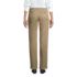 Women's Plain Front Stretch Chino Pants, Back