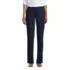 Women's Plain Front Stretch Chino Pants, Front