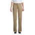Women's Plain Front Stretch Chino Pants, Front
