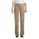 Women's Plain Front Stretch Chino Pants, Front