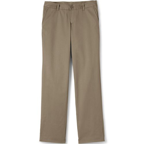 Women's Plain Front Stretch Chino Pants - image 3