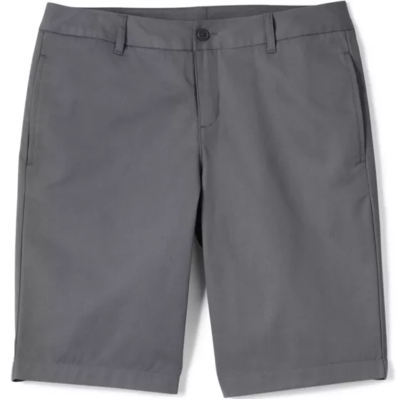 Women's Plain Front Blend Chino Shorts - primary