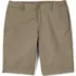 Women's Plain Front Blend Chino Shorts, Front