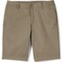 School Uniform Women's Plain Front Blend Chino Shorts, Front