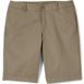 Women's Plain Front Blend Chino Shorts, Front