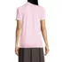Women's Short Sleeve Peter Pan Collar Polo Shirt, Back