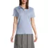 Women's Short Sleeve Peter Pan Collar Polo Shirt, Front