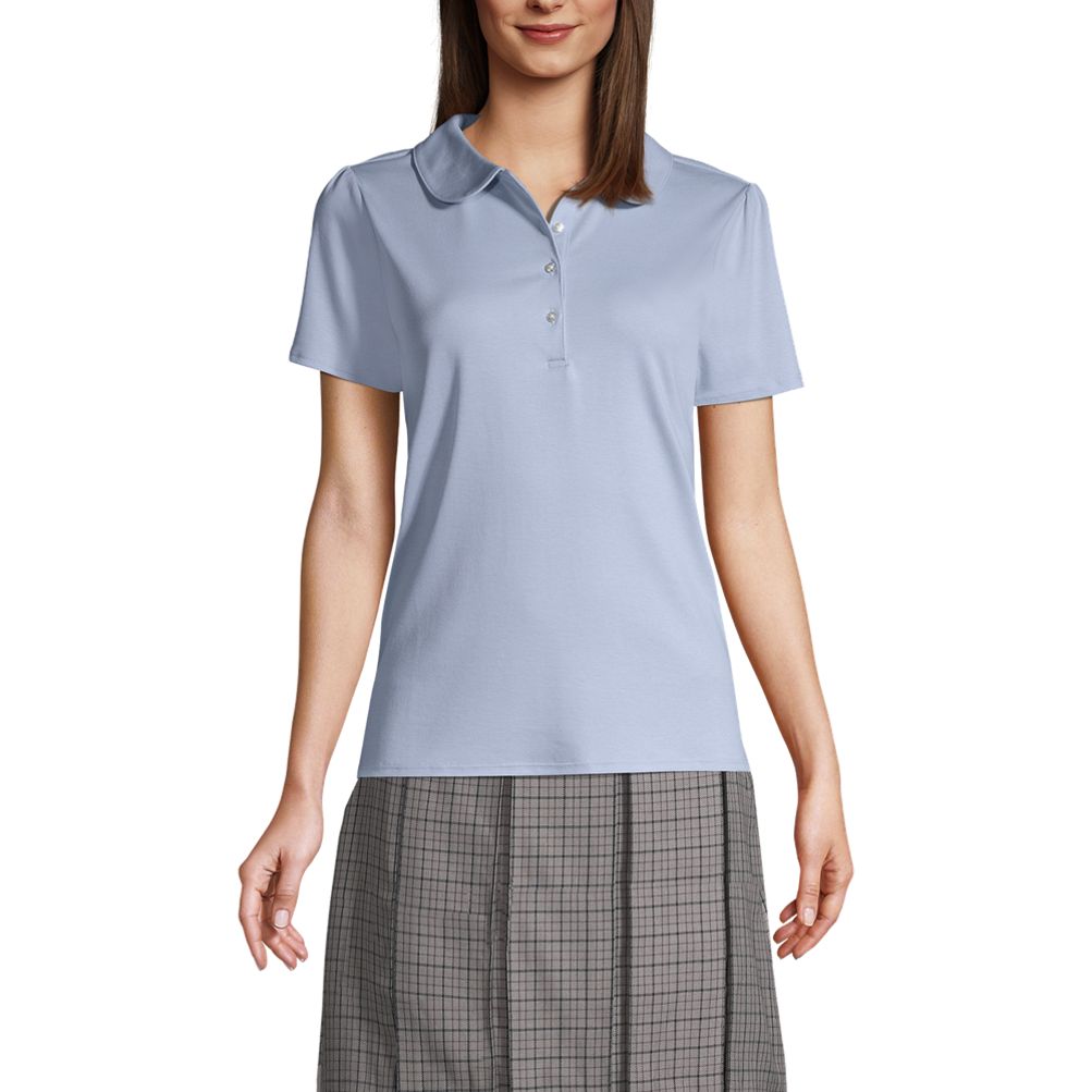 peter pan collar polo