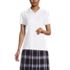 Women's Short Sleeve Peter Pan Collar Polo Shirt, Front