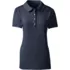Women's Short Sleeve Peter Pan Collar Polo Shirt, Front