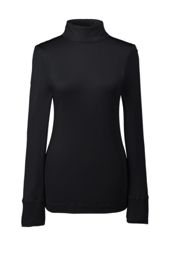 Women's Base Layer Long Underwear Silk Turtleneck