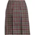 School Uniform Custom Women's Plaid Box Pleat Skirt Above Knee, Back